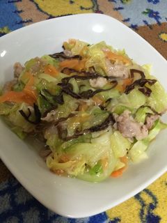 十六切りあんかけ野菜炒め-レシピのメイン写真