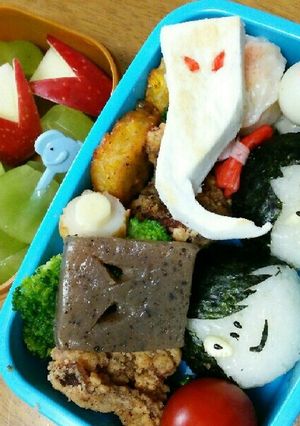 簡単キャラ弁 ゲゲゲの鬼太郎-レシピのメイン写真
