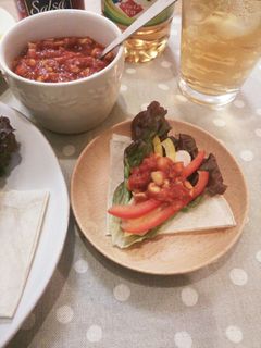 ☆大豆トマトソースのヘルシータコス☆-レシピのメイン写真