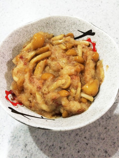 なめこの梅おろし-レシピのメイン写真