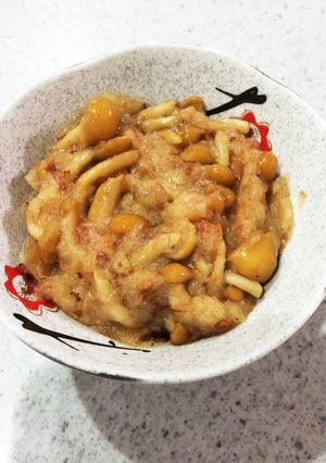 なめこの梅おろし-レシピのメイン写真