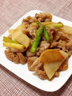 *豚肉と長芋の甘辛オイソ*-レシピのメイン写真