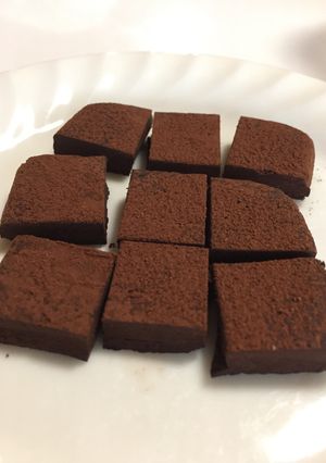 純ココアで作る生チョコ風-レシピのメイン写真