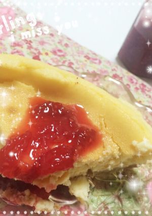 材料4つHMで簡単美味しい♡チーズケーキ-レシピのメイン写真