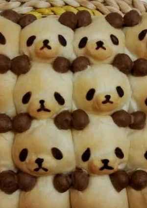 ちぎりぱん ふわパンダ-レシピのメイン写真