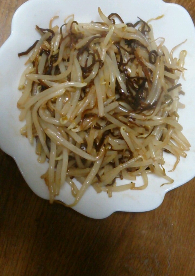 もやしと塩昆布の炒めもの-レシピのメイン写真