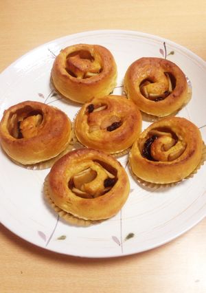 HB玄米ご飯パンdeアップルロール♡-レシピのメイン写真