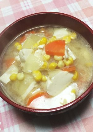バター香る♡~心も温まるお味噌汁~♡-レシピのメイン写真