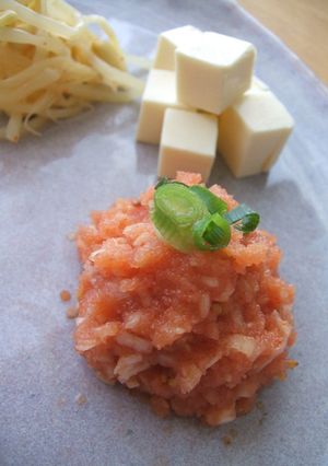 ✿お酒のおともに　明太子のにんにくあえ-レシピのメイン写真