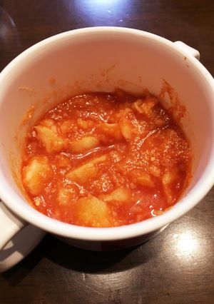 簡単♪離乳食中期〜 じゃがいものトマト煮-レシピのメイン写真