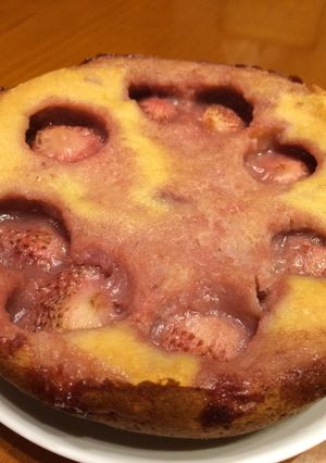 生おから&甘酒・炊飯器でいちごケーキ-レシピのメイン写真