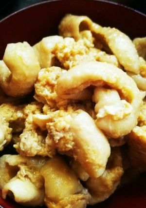 母直伝！超簡単！鶏皮の卵とじ-レシピのメイン写真