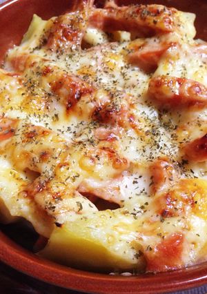 ジャガイモとサーモンのマヨチーズ焼き-レシピのメイン写真