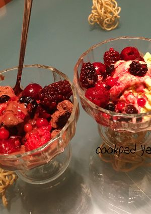ホットなフルーツアイスクリーム☆-レシピのメイン写真