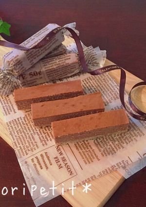 簡単♡スティックチョコチーズケーキ-レシピのメイン写真