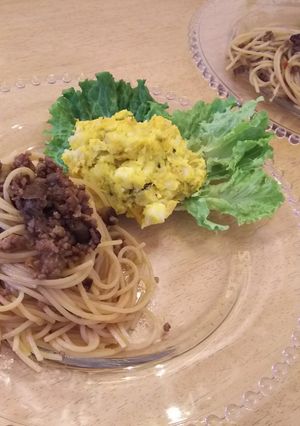ナスの肉味噌パスタ-レシピのメイン写真