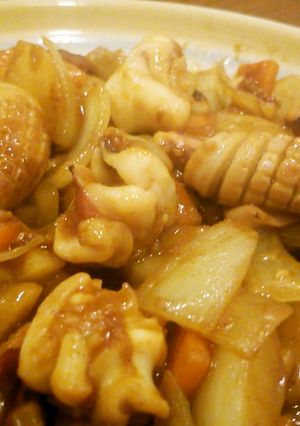 イカげそカレー！-レシピのメイン写真