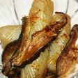 恵方巻のしいたけとねじりこんにゃく炒め