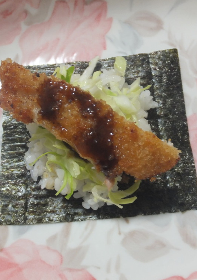 とんかつ♪手まきごはん-レシピのメイン写真
