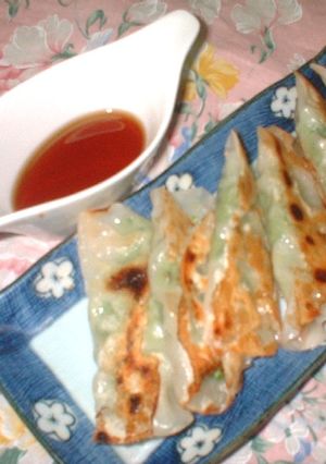 簡単！FPで♪豚えび＆にら棒餃子～♪-レシピのメイン写真
