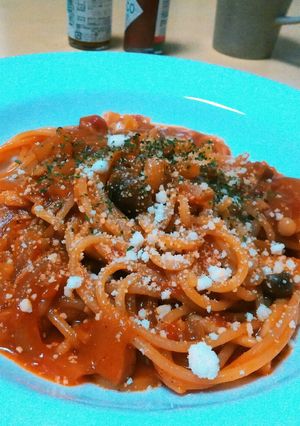 簡単！トマトスープパスタ-レシピのメイン写真