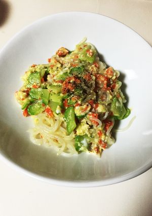 しらたきで簡単節約パスタ風-レシピのメイン写真