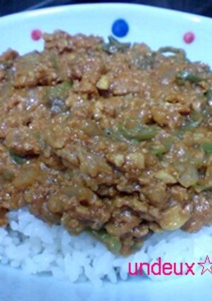 油不要！レンジでキーマカレー♪-レシピのメイン写真