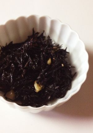 簡単！ひじきのニンニク醤油炒め-レシピのメイン写真
