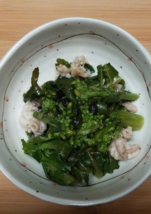 紅菜苔のオイル蒸し❤ -レシピのメイン写真