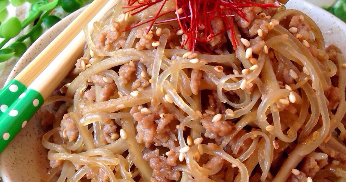 基本からアレンジまで!思わずつくりたくなる「ごぼう 白滝 豚ひき肉」のレシピ集 | クックパッド