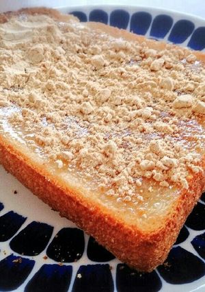 蜂蜜塩きなこのココナッツオイルトースト-レシピのメイン写真