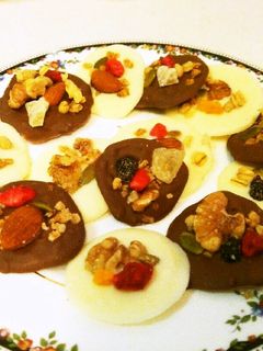 バレンタイン♡簡単グラノーラチョコ-レシピのメイン写真