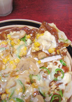 フライパンで残ったカレーをピザ！-レシピのメイン写真
