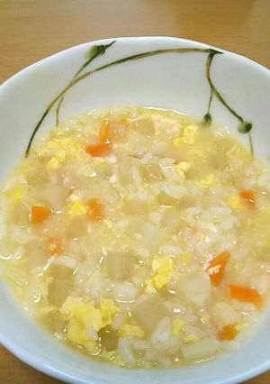 病み上がりに温まる たまご雑炊-レシピのメイン写真