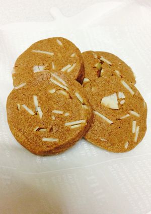 バレンタインに！アーモンドココアクッキー-レシピのメイン写真