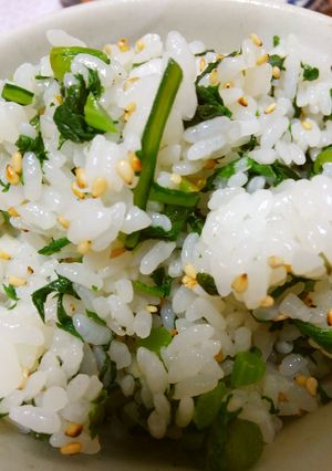 春菊めし（酢飯のアレンジ）-レシピのメイン写真