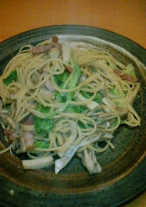 味噌クリーム・柚子胡椒風味パスタ-レシピのメイン写真