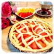 卵不使用♪可愛い色の美味しいアップルパイ