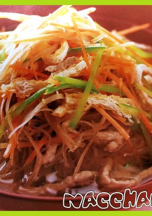 野菜たっぷり沢煮素麺(^^)☆☆☆-レシピのメイン写真