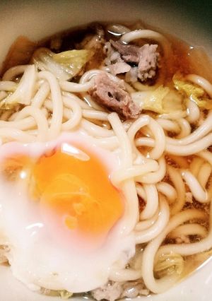 レンジで簡単☆すき焼き風うどん-レシピのメイン写真