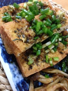 豆腐厚揚げ(木綿豆腐の素揚げ)-レシピのメイン写真