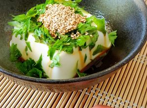 香りで食べる！大葉&いりごま冷奴-レシピのメイン写真