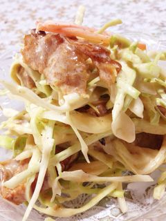 照り焼きチキンのキャベツ和え 簡単旨い-レシピのメイン写真