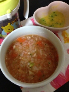離乳食中期〜後期❤︎ささみトマトリゾット-レシピのメイン写真