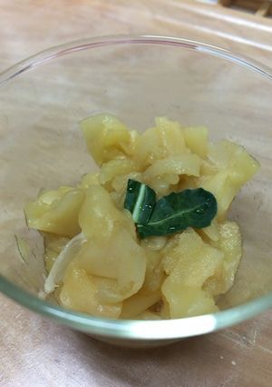 りんごのコンポート（風邪・熱のとき用）-レシピのメイン写真