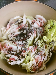 簡単・旨い!白菜と豚バラの酒蒸し-レシピのメイン写真