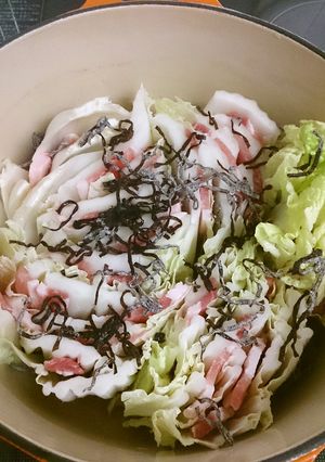 簡単・旨い!白菜と豚バラの酒蒸し-レシピのメイン写真