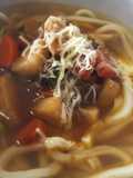 レトルトで簡単に☆チーズカレーうどん