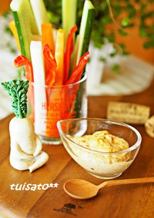 *大豆も摂れる:野菜スティック*-レシピのメイン写真