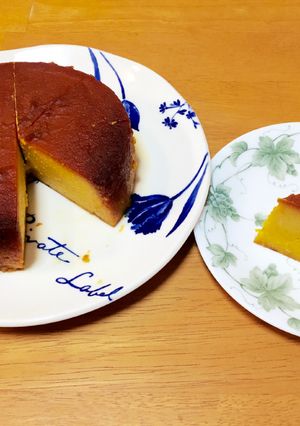 ミキサーで簡単！どっしりカボチャプリン-レシピのメイン写真